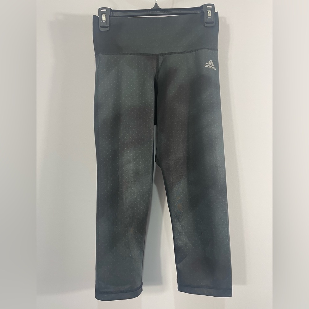 Adidas Climate Black Leggings, Small, work out pants, yoga, soft, sleek Womens